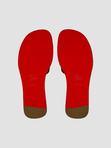 Christian Louboutin Women's Her In Roma Leather Mule Sandals - Dark Carmine | Thumbnail 5