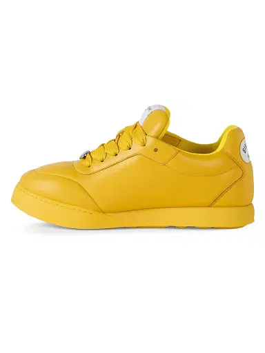 Givenchy Men's Puffy Yard Sneakers in Nappa Leather - Bright Yellow - Size 13 | Thumbnail 3 Givenchy Men's Puffy Yard Sneakers in Nappa Leather - Bright Yellow - Size 13 | Thumbnail 3