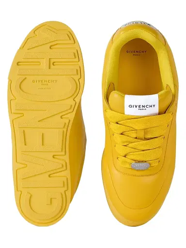 Givenchy Men's Puffy Yard Sneakers in Nappa Leather - Bright Yellow - Size 13 | Thumbnail 5 Givenchy Men's Puffy Yard Sneakers in Nappa Leather - Bright Yellow - Size 13 | Thumbnail 5