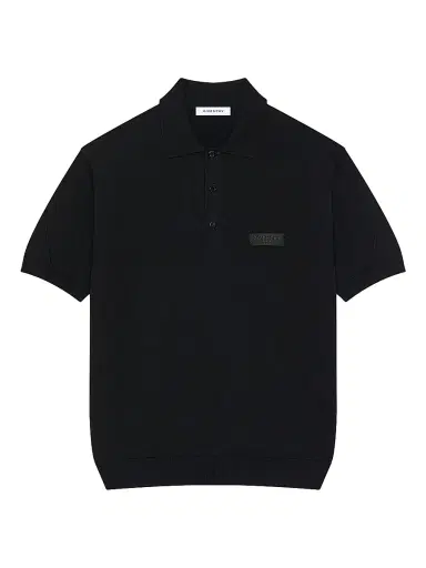 Givenchy Men's Couture Seam Polo Shirt in Cotton with Gros Grain Detail - Black - Size XXL | Thumbnail 1