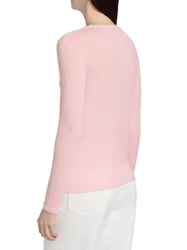 MAJESTIC FILATURES Women's Cashmere Crewneck Sweater - Blossom - Size Large | Thumbnail 5 MAJESTIC FILATURES Women's Cashmere Crewneck Sweater - Blossom - Size Large | Thumbnail 5