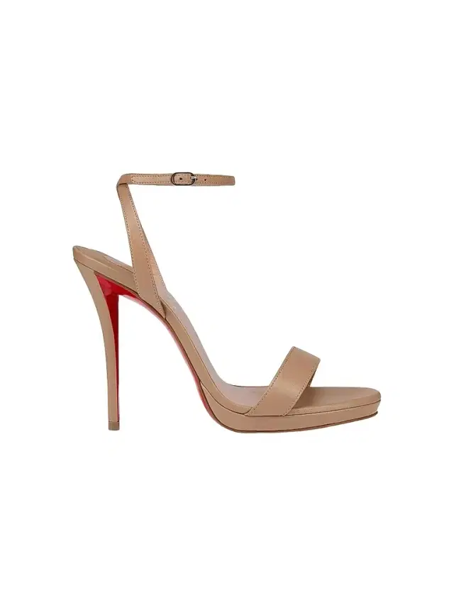 Christian Louboutin Women's Miss Z Queen 0MM Leather Sandals - Blush