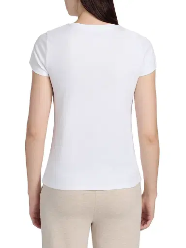 MAJESTIC FILATURES Women's Interlock Cotton T-Shirt | Thumbnail 5 MAJESTIC FILATURES Women's Interlock Cotton T-Shirt | Thumbnail 5