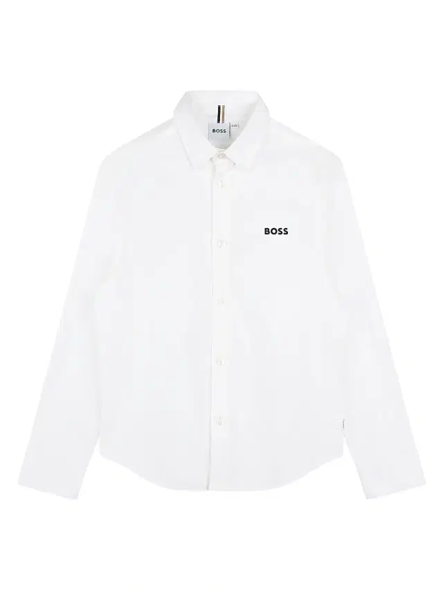 Little Boy's & Boy's Classic Oxford Shirt - White Black