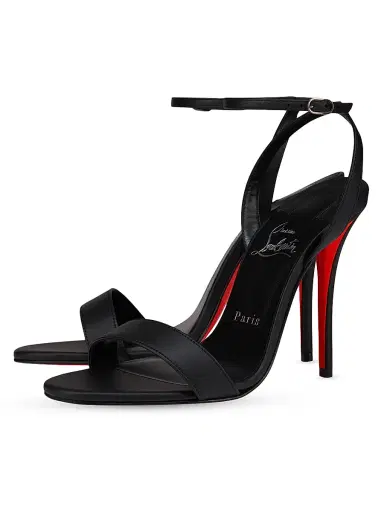 Christian Louboutin Women's Miss Z 100MM Leather Sandals - Black - Size 12 | Thumbnail 2 Christian Louboutin Women's Miss Z 100MM Leather Sandals - Black - Size 12 | Thumbnail 2