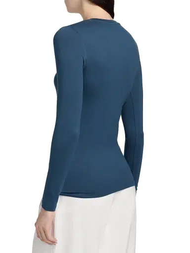 MAJESTIC FILATURES Women's Soft Touch Crewneck Long-Sleeve Top | Thumbnail 5