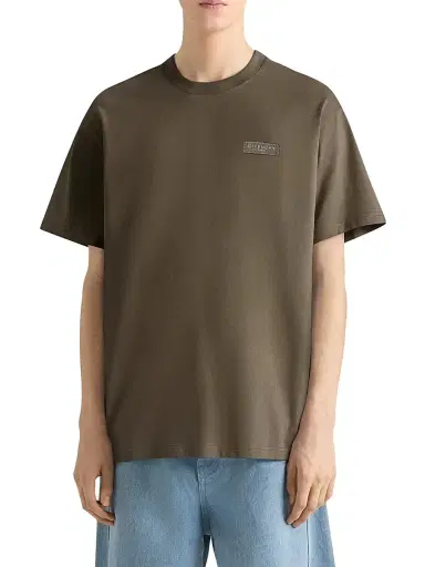 Givenchy Men's T-Shirt in Cotton with Paris Gros Grain - Ebony Brown - Size XXL | Thumbnail 3