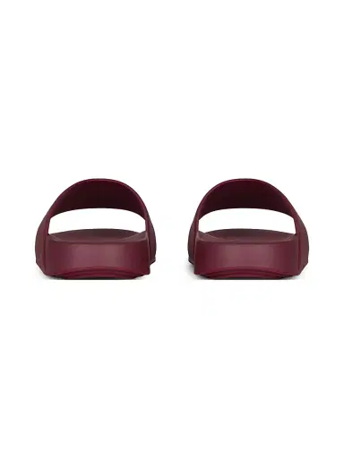 Givenchy Women's Label Flat Mules in Rubber - Red Cherry | Thumbnail 4 Givenchy Women's Label Flat Mules in Rubber - Red Cherry | Thumbnail 4