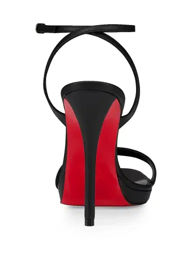 Christian Louboutin Women's Miss Z Queen 120MM Leather Sandals | Thumbnail 3 Christian Louboutin Women's Miss Z Queen 120MM Leather Sandals | Thumbnail 3