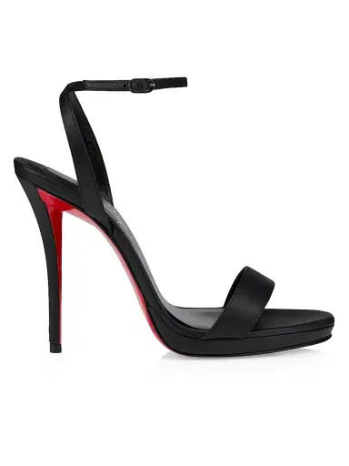 Christian Louboutin Women's Miss Z Queen 120MM Leather Sandals | Thumbnail 1 Christian Louboutin Women's Miss Z Queen 120MM Leather Sandals | Thumbnail 1