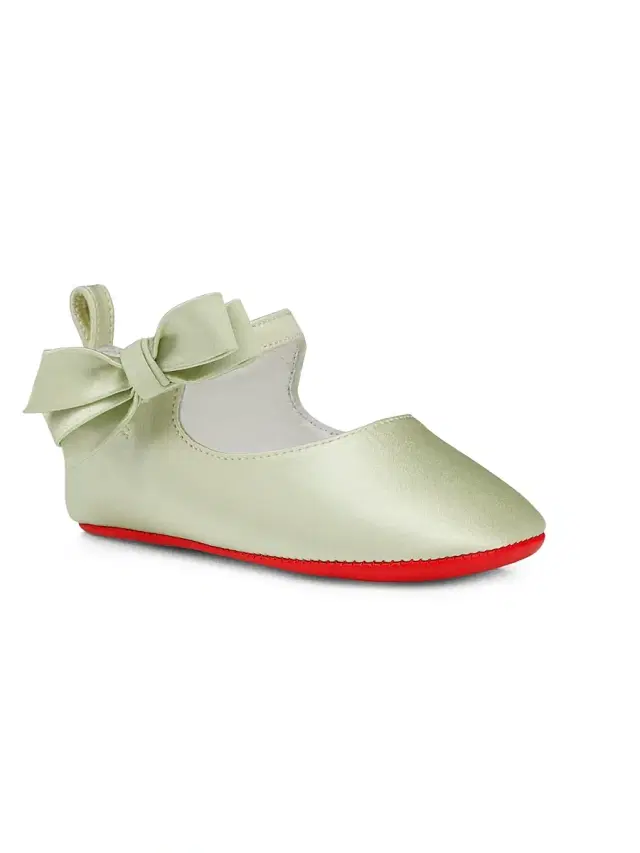 Baby Girl's Lou Babe Ballerina Flats - Pastel Manuka 2 (Baby)