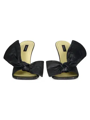 Givenchy Women's Boudoir Heeled Mules in Nappa Leather with Bow - Black - Size 11 | Thumbnail 5 Givenchy Women's Boudoir Heeled Mules in Nappa Leather with Bow - Black - Size 11 | Thumbnail 5