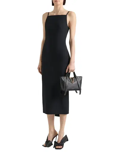 Givenchy Women's The Snatch Small Top Handle Bag in Grained Leather - Black | Thumbnail 2