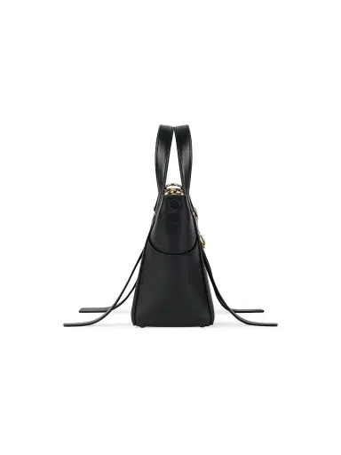 Givenchy Women's The Snatch Small Top Handle Bag in Grained Leather - Black | Thumbnail 3
