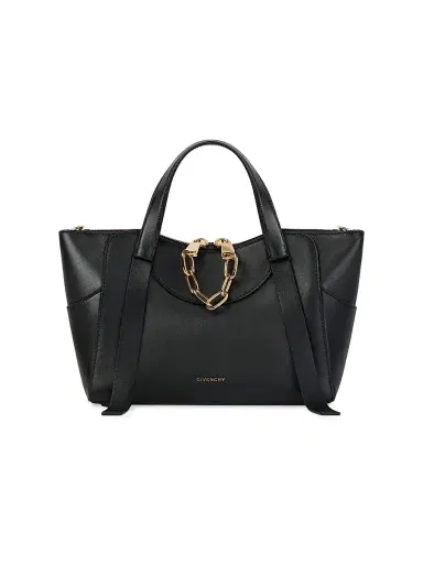 Givenchy Women's The Snatch Small Top Handle Bag in Grained Leather - Black | Thumbnail 1