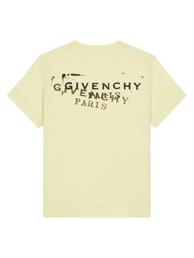 Givenchy Women's T-Shirt in Cotton with Stamp Print - Butter | Thumbnail 2 Givenchy Women's T-Shirt in Cotton with Stamp Print - Butter | Thumbnail 2