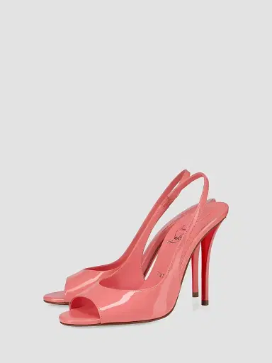Christian Louboutin Women's Sofia Z 100MM Heels - Grapefruit - Size 11 | Thumbnail 2