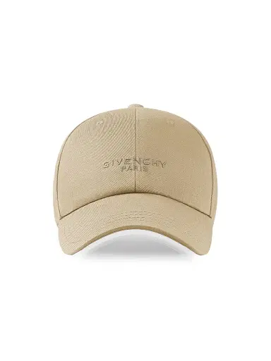 Givenchy Men's Paris Embroidered Cap in Cotton - Beige | Thumbnail 1 Givenchy Men's Paris Embroidered Cap in Cotton - Beige | Thumbnail 1