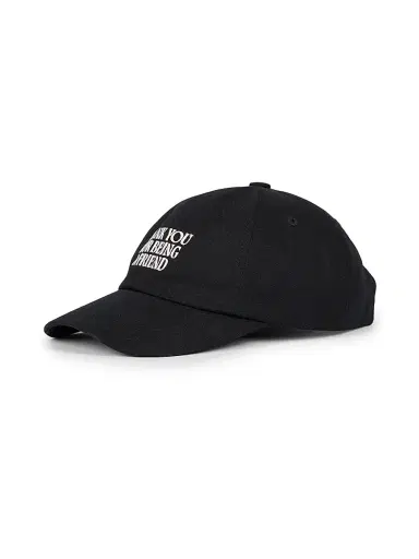 AMI PARIS Men's Friend Cotton Baseball Cap | Thumbnail 1 AMI PARIS Men's Friend Cotton Baseball Cap | Thumbnail 1