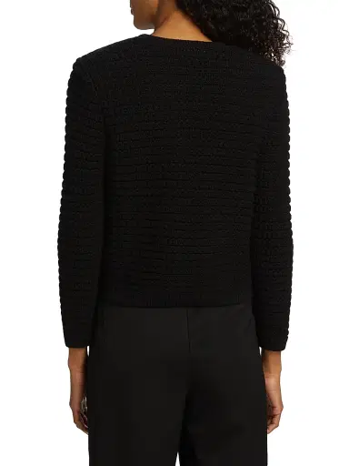 Ba&sh Women's Gaspard Cotton-Blend Cardigan - Noir - Size XL | Thumbnail 5