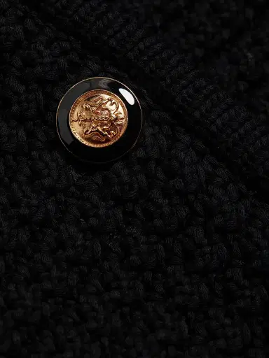 Ba&sh Women's Gaspard Cotton-Blend Cardigan - Noir - Size XL | Thumbnail 7