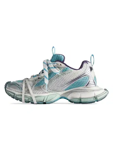 Balenciaga Women's 3XL Sneakers - Light Blue Yellow | Thumbnail 6