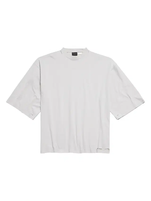 Men's Security Tape Logo Oversized T-Shirt - White Red