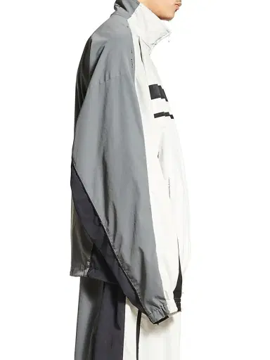 Balenciaga Men's 50/50 Tracksuit Jacket - White - Size 42 | Thumbnail 4 Balenciaga Men's 50/50 Tracksuit Jacket - White - Size 42 | Thumbnail 4