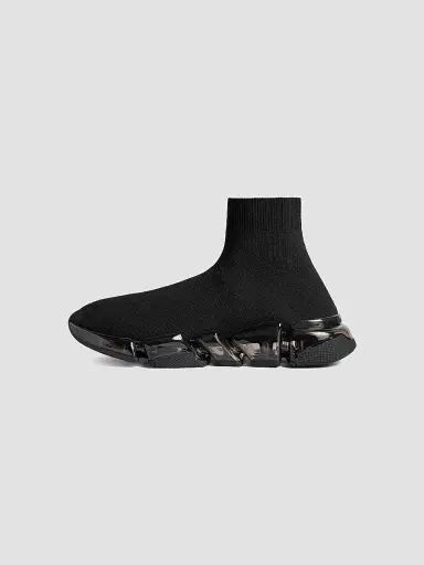 Balenciaga Women's Speed 2.0 Full Clear Sole Recycled Knit Sneakers | Thumbnail 6 Balenciaga Women's Speed 2.0 Full Clear Sole Recycled Knit Sneakers | Thumbnail 6