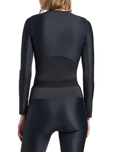 Balenciaga Women's Long Sleeve Fitted Top - Black | Thumbnail 5 Balenciaga Women's Long Sleeve Fitted Top - Black | Thumbnail 5