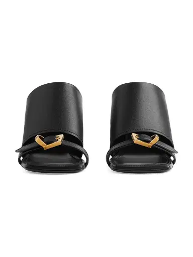Balenciaga Women's Bel Air 80MM Sandals - Black - Size 10 | Thumbnail 3