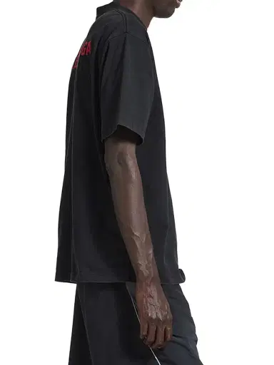 Balenciaga Men's Back Medium Fit T-Shirt - Faded Black - Size Large | Thumbnail 5 Balenciaga Men's Back Medium Fit T-Shirt - Faded Black - Size Large | Thumbnail 5
