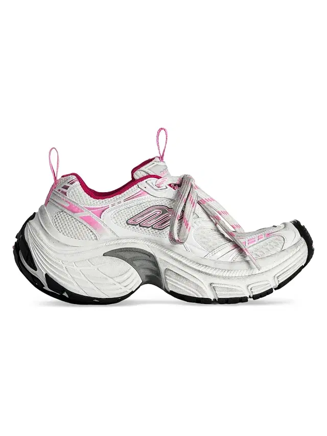 Balenciaga Women's 6XL Sneakers - Light Pink White