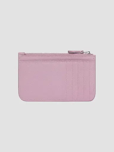 Balenciaga Women's Cash Large Long Coin and Card Holder - Pink White | Thumbnail 2