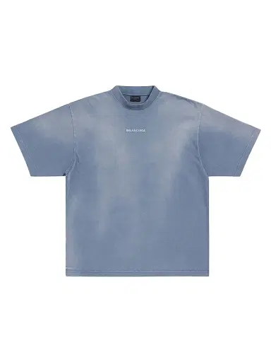 Balenciaga Back Medium Fit T-Shirt - Faded Blue | Thumbnail 1