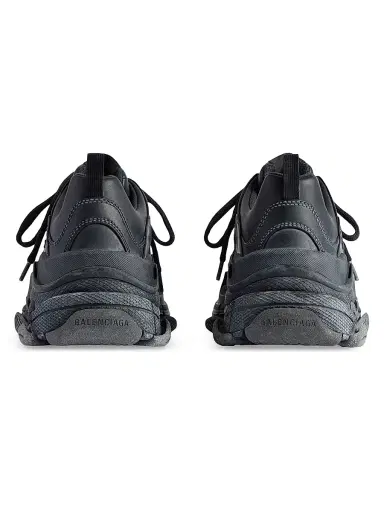 Balenciaga Men's Triple S Sporty Sneakers - Black | Thumbnail 3