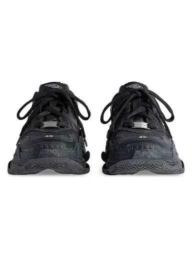 Balenciaga Men's Triple S Sporty Sneakers - Black | Thumbnail 4