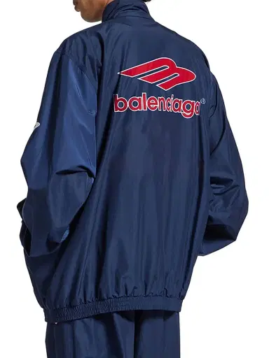 Balenciaga Men's 3B Football Tracksuit Jacket - New Dark Navy - Size Medium | Thumbnail 5