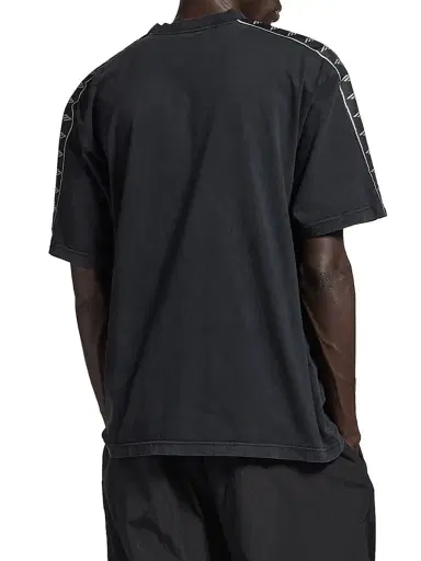 Balenciaga Men's Stripe T-shirt Medium Fit - Faded Black | Thumbnail 4 Balenciaga Men's Stripe T-shirt Medium Fit - Faded Black | Thumbnail 4