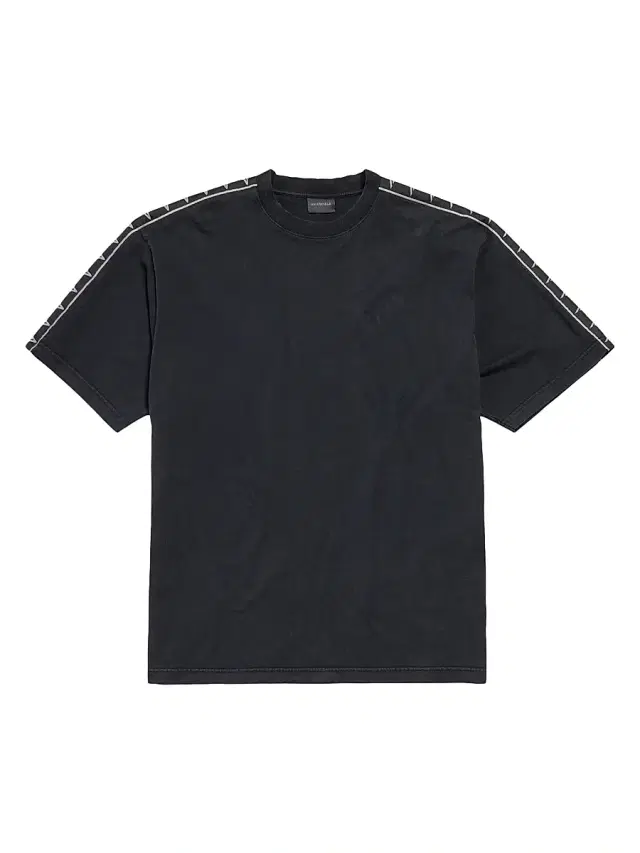 Men's Stripe T-shirt Medium Fit - Faded Black