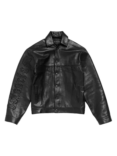 Balenciaga Men's Shirt Jacket - Black - Size Large | Thumbnail 1