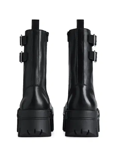 Balenciaga Men's Bulldozer Combat Lace-Up Boots | Thumbnail 3 Balenciaga Men's Bulldozer Combat Lace-Up Boots | Thumbnail 3