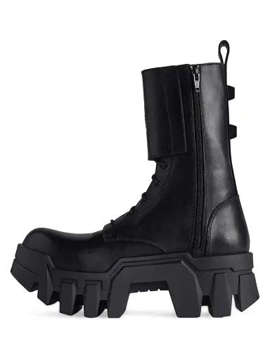 Balenciaga Men's Bulldozer Combat Lace-Up Boots | Thumbnail 5 Balenciaga Men's Bulldozer Combat Lace-Up Boots | Thumbnail 5