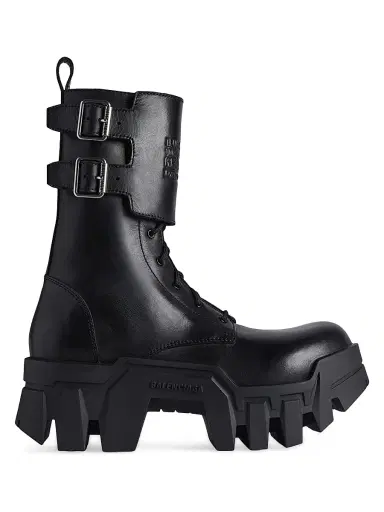 Balenciaga Men's Bulldozer Combat Lace-Up Boots | Thumbnail 1 Balenciaga Men's Bulldozer Combat Lace-Up Boots | Thumbnail 1