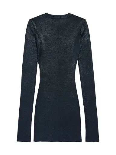 Balenciaga Women's Mini Dress - Navy | Thumbnail 2 Balenciaga Women's Mini Dress - Navy | Thumbnail 2