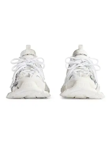 Balenciaga Men's Track Signature Sneakers - White Black - Size 14 | Thumbnail 4 Balenciaga Men's Track Signature Sneakers - White Black - Size 14 | Thumbnail 4