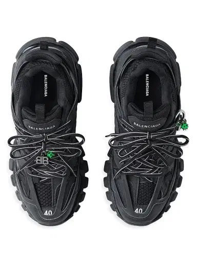 Balenciaga Women's Track Sneakers with Charms - Black - Size 12 | Thumbnail 6 Balenciaga Women's Track Sneakers with Charms - Black - Size 12 | Thumbnail 6