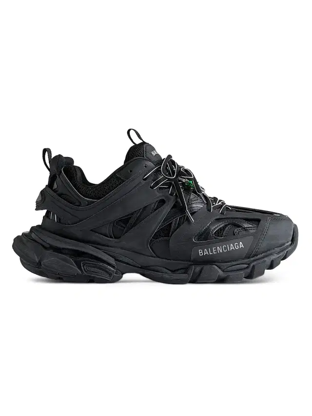Balenciaga Women's Track Sneakers with Charms - Black
