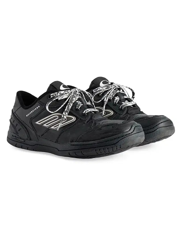Men's Hamptons Worn-Out Sneakers - Black