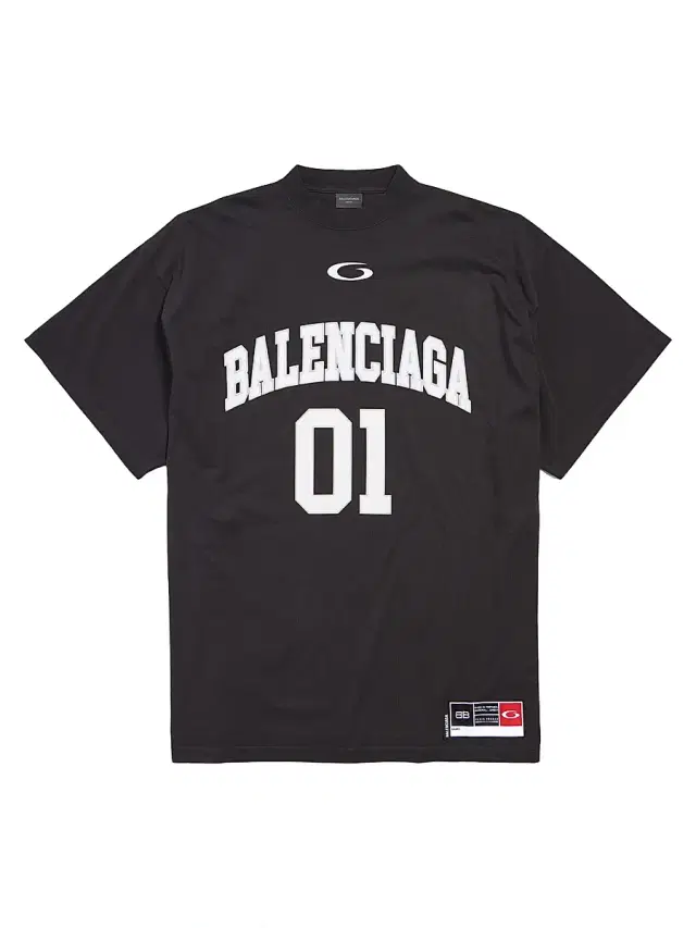 Men's Basketball Series Oversized T-Shirt - Black